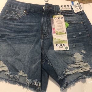 Woman’s rewash super high rise wedge midi